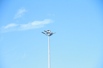 night lamp against sky