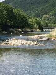 河原　riverbank