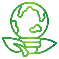  earth, idea Icon, Filled Line style icon vector illustration, Suitable for website, mobile app, print, presentation, infographic and any other project.