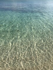 砂浜の水　sandy water