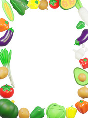 野菜のフレーム