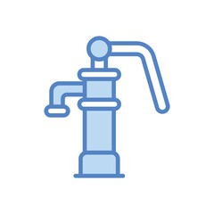 Hand pump vector icon