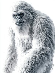 A Close-Up of the Fabled Yeti with Intriguing Eyes