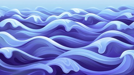Fototapeta premium Abstract Blue Waves
