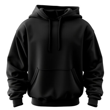 recommend clip art: Blank empty black hoodie front view clip art
