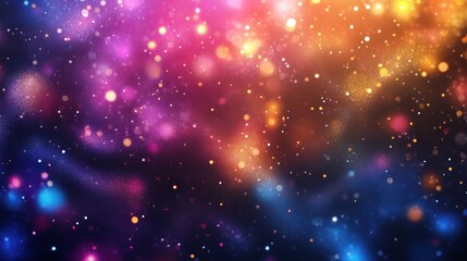 Obraz premium Colorful swirling particle abstract background illustration for vibrant and dynamic design projects