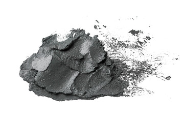 Isolated cement smear on transparent