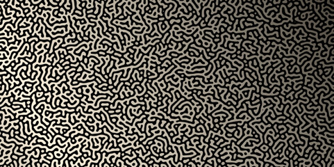 Abstract Reaction-diffusion or Turing pattern natural texture, in a coral grey gradient colour scheme. Linear design with biological shapes.Organic lines in memphis. abstract turing organic wallpaper.