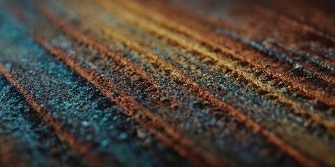 Fototapeta premium A close up of a wooden surface with a pattern of brown and blue