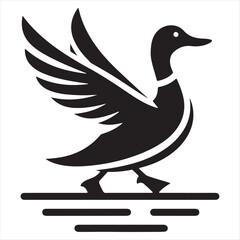Fototapeta premium A Duck Vector Art Illustration