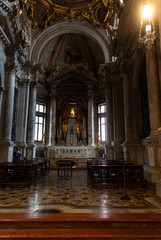Fototapeta premium Interior of Basilica dei Santi Giovanni e Paolo