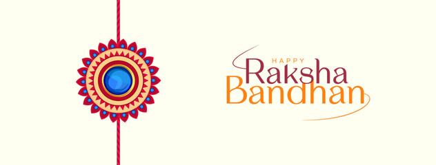 Happy Raksha Bandhan Social Media Post, Banner, Poster, Greeting Card, Template Sale Banner for  Brother and Sister Bond Celebration Illustration