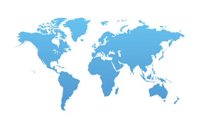 Map of the world with individual modern colorful for website layouts,background, education, precise, customizable, Travel worldwide,map silhouette backdrop,earth geography,political,reports.