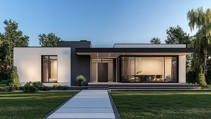 Contemporary Geometric House Design