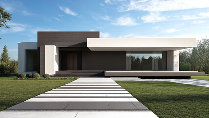 Contemporary Geometric House Design