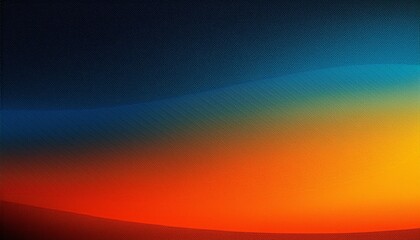 Dynamic Vibrance: Teal and Orange Gradient Poster Design
