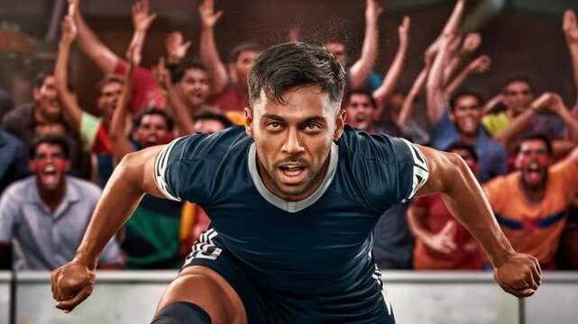 portrait of kabaddi player