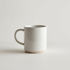 Obraz premium white cup on a white background