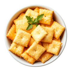 Bowl of Cheese Crackers