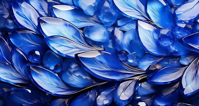 Fondo en primer plano de textura azul de Zafiro 
