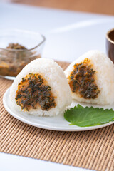 大葉味噌　紫蘇味噌　おにぎり