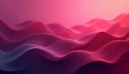 Obraz premium Modern Abstract Background. Magenta Tone Wavy Artistic Technology, Purple gradient
