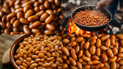 Naklejka premium beans in a bowl