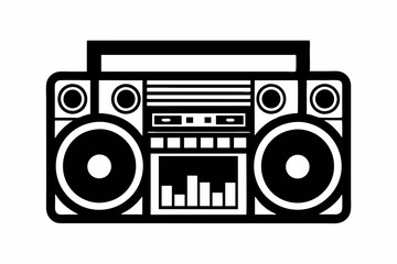 Urbanpulse Boombox Emblematic Graphics Beatbox Brigade Style Icon Symbol