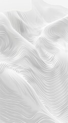 Obraz premium Soft curves and lines create an elegant, flowing texture in a white environment