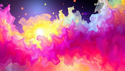 rainbow splash,watercolor,spray-paint style,background