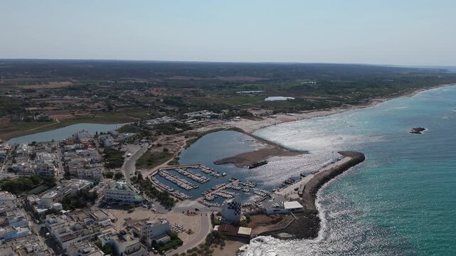 Torre San Giovanni is renowned for its long white beaches of incredible beauty and quality combined with a particularly light blue and transparent sea with shallow waters for very long stretches