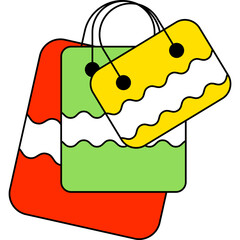 Shopping Bags Flat