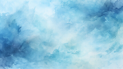 Obraz premium blue watercolor. blue art painting texture. Abstract painting with vibrant colors
