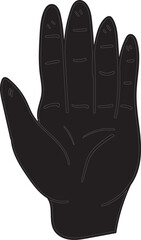 Left handed illustration vector