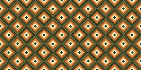 seamless pattern, illustration vector seamless pattern green tone color, retro pattern, png file.