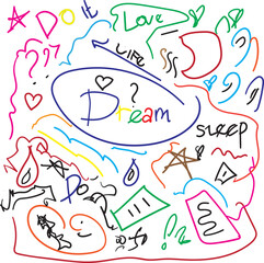 cute dream doodle