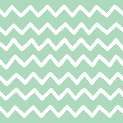 Bold Green Base with Zigzag Texture