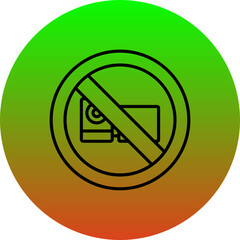 No recording Icon