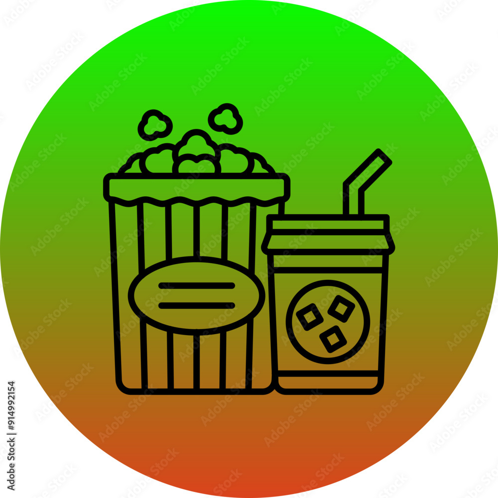 Poster Theater snack Icon