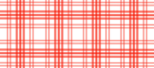 Red and white plaid fabric texture background