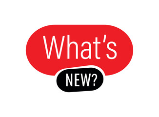 what's new text information sign