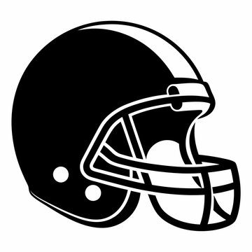 recommend clip art: American gridiron football helmet flat icon-Football Helmet Clipart-Football Helmet Silhouette,football Silhouette, Sports, Gaming SVG Vector