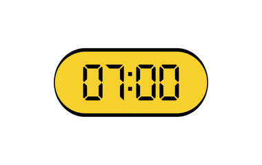digital clock	