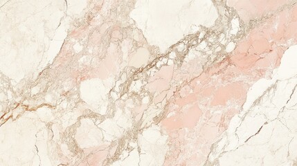 Abstract Swirling Marble Pattern with Pink and White Veins