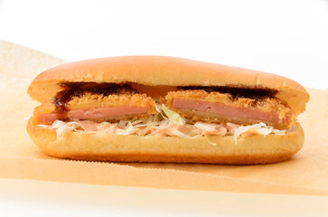 ハムカツサンド