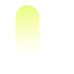 Transparent Yellow Gradient Arc Geometric Shape