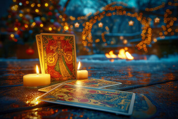 Hanged man on a tarot card