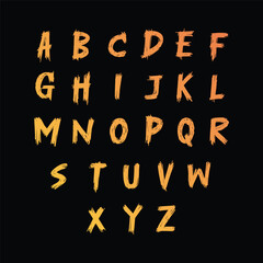 Classic college font. Vintage sport font in american style for football, baseball or basketball logos and t-shirt. Athletic department typeface, varsity style font. Vector