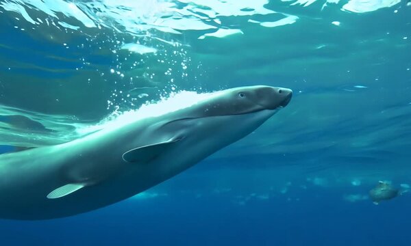 Vaquita Porpoise in the Ocean