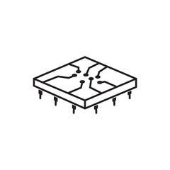 Circuit board icon